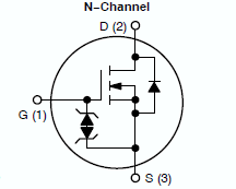 NDF10N62Z, N-канальный силовой MOSFET 10 А, 620 В, 0.65 Ом